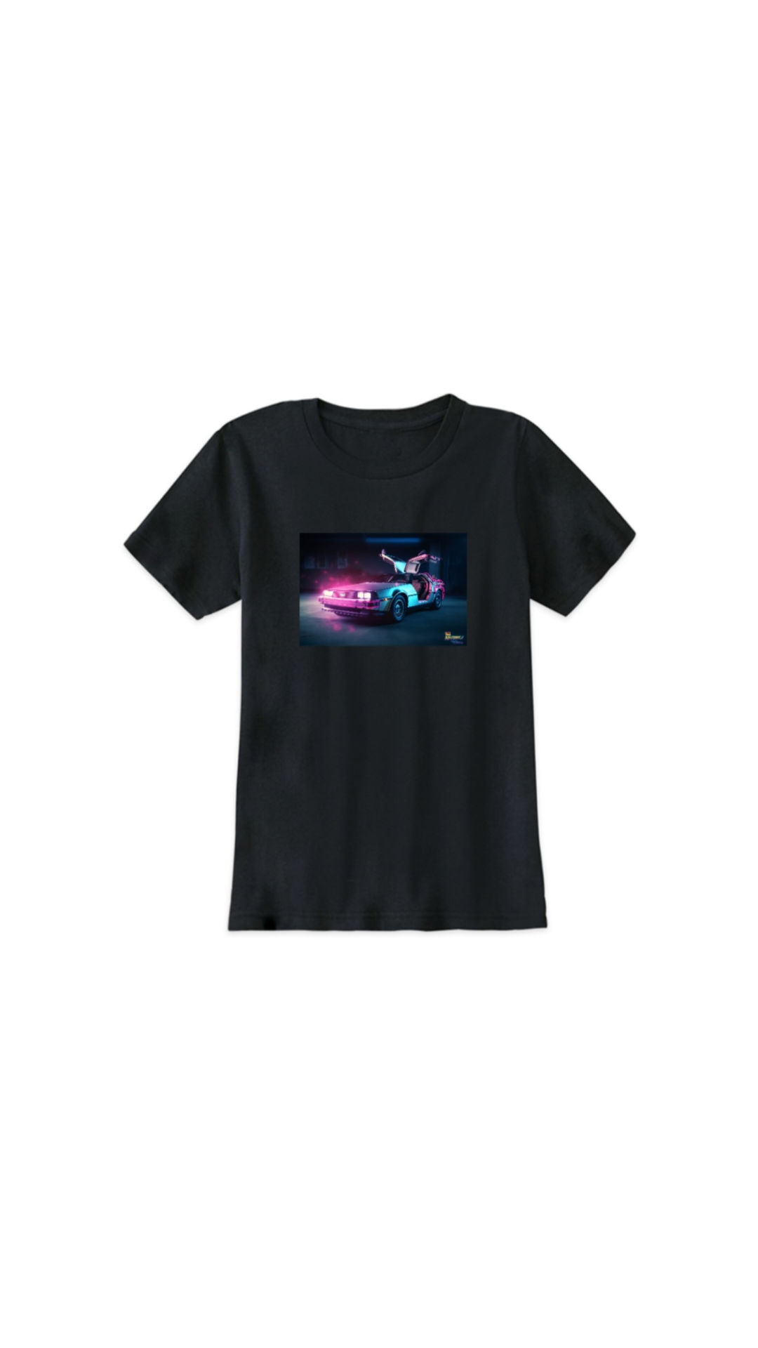 Neon DeLorean T-Shirt