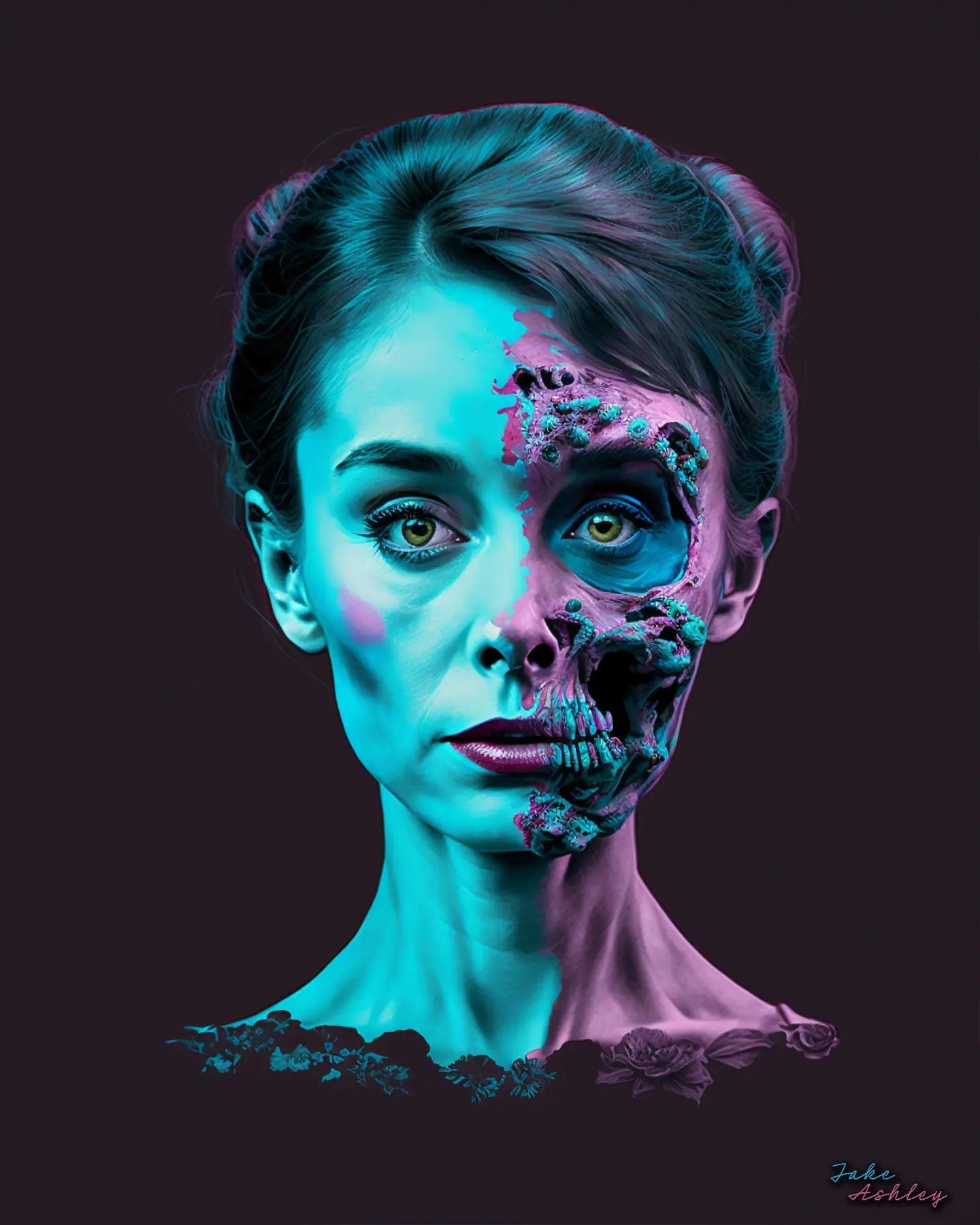 "Audrey Hepburn Un.Dead" Limited Edition Acrylic Print