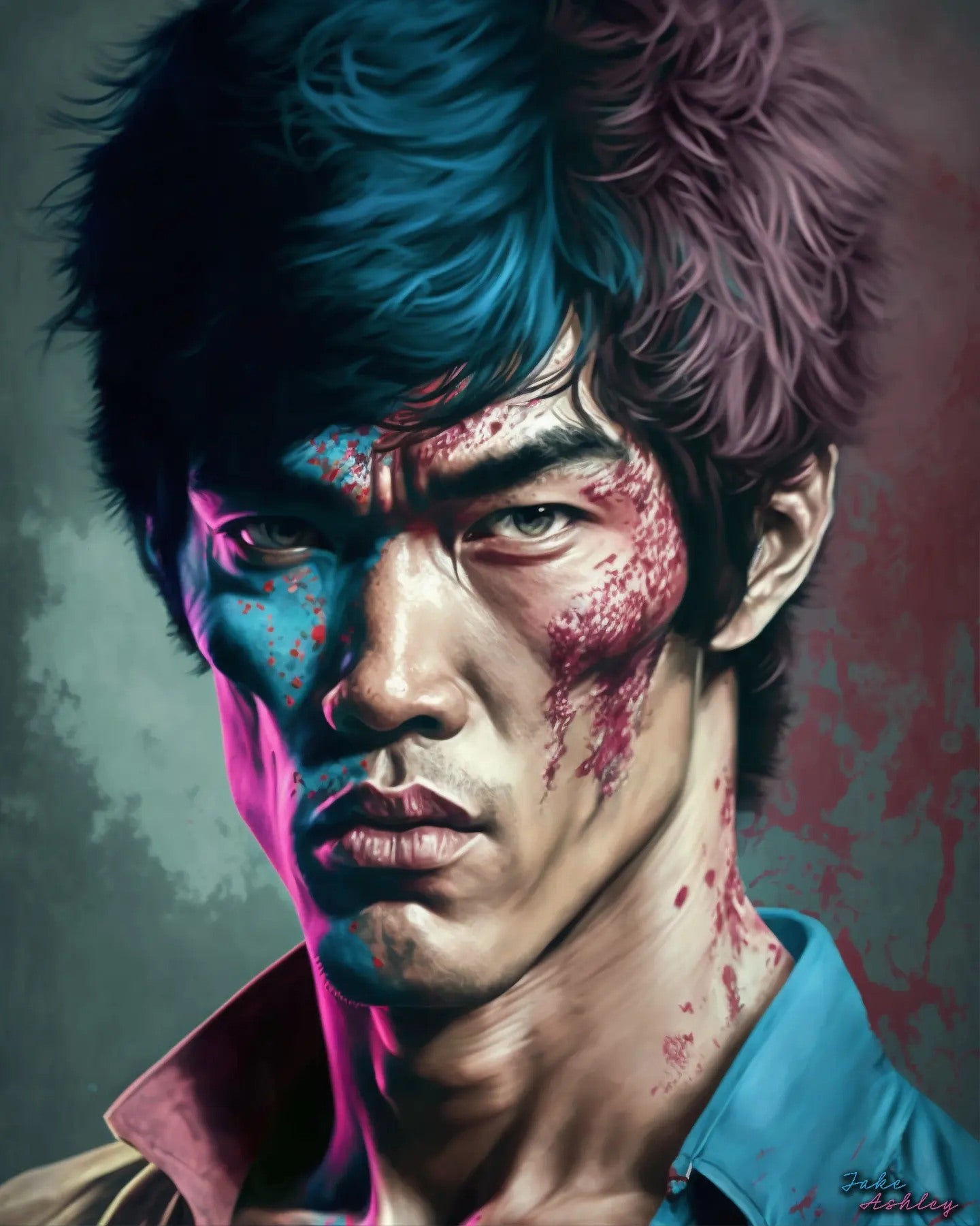 Bruce Lee Un.Dead Limited Edition Acrylic Print