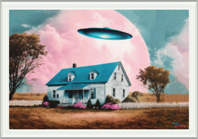 "FarmHouse" Limited Edition Framed Canvas Print