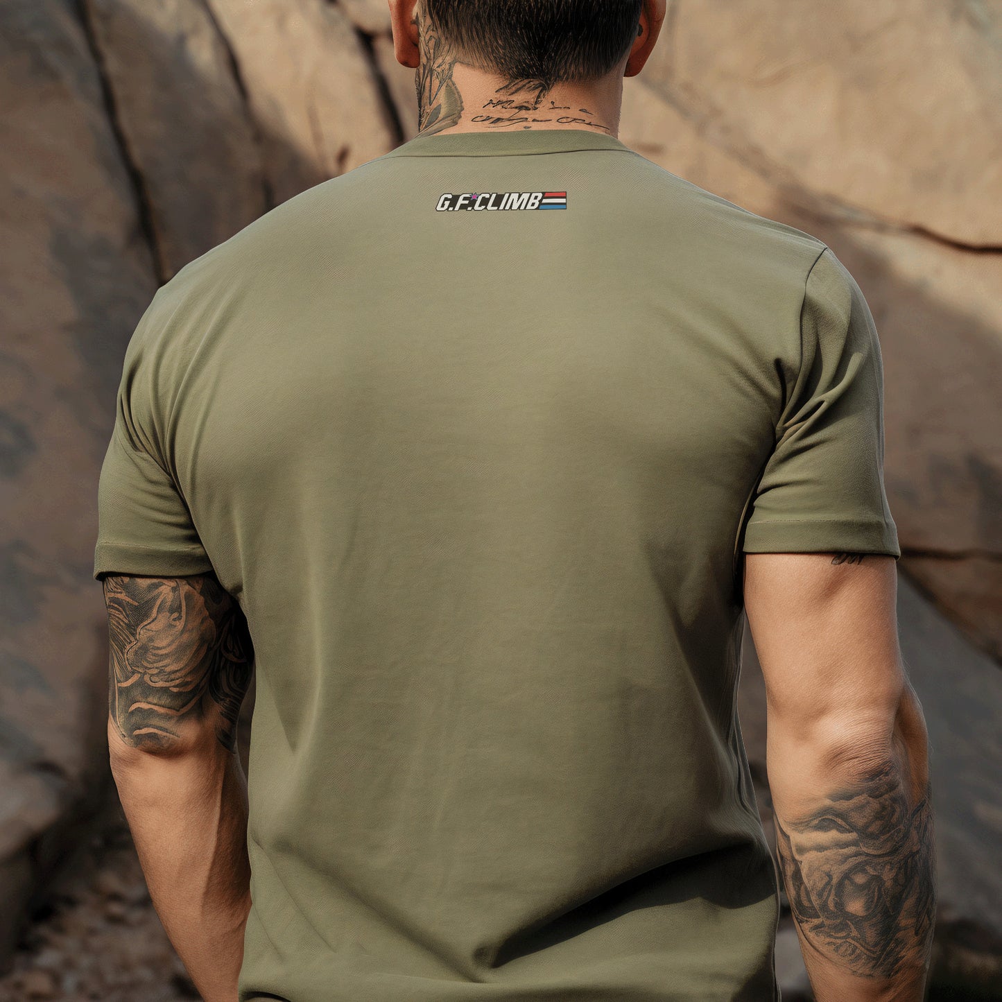 GallantFew Juggernaut Rock Climbing Performance Shirt Veterans Back