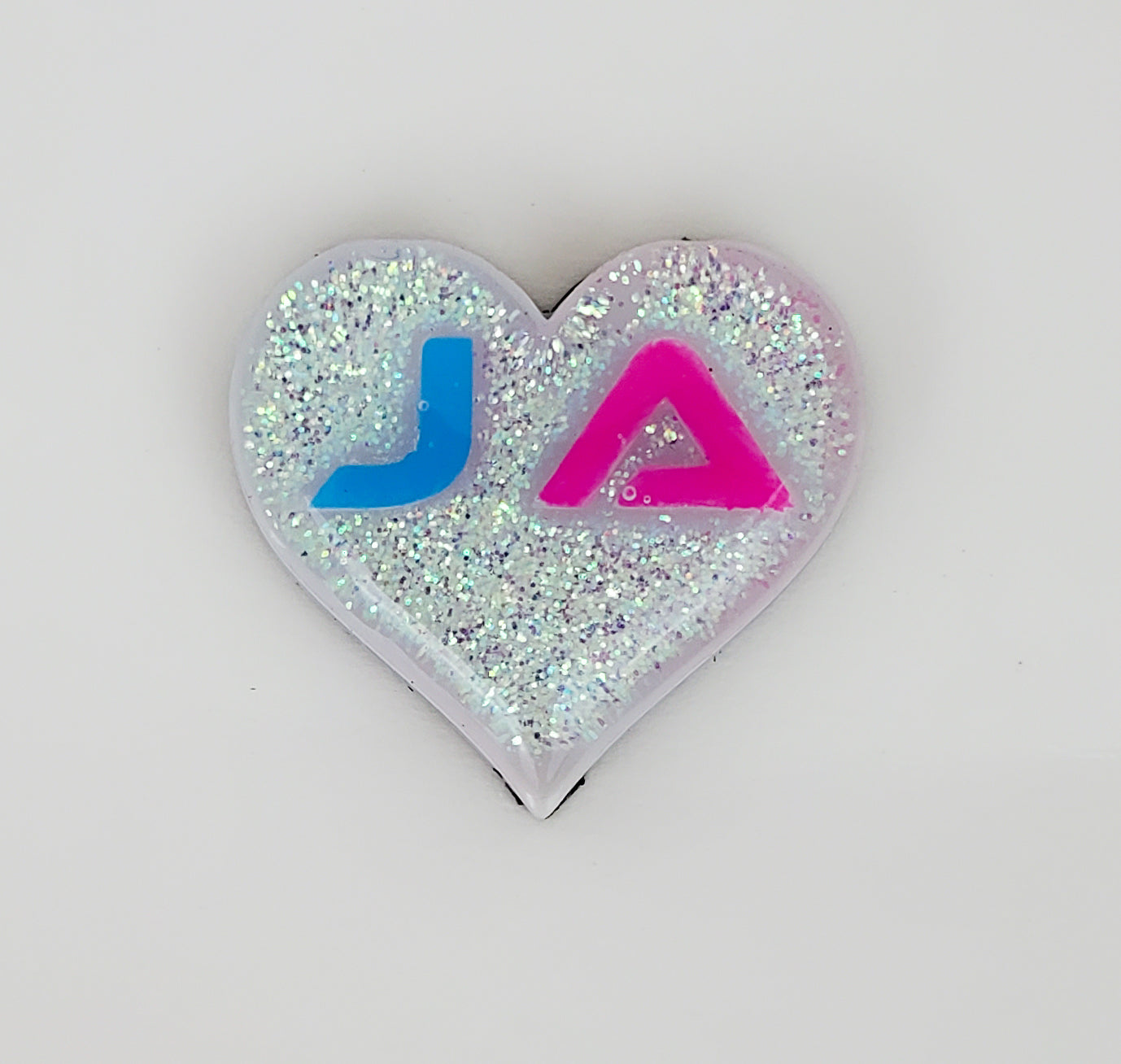 Jake Ashley Resin Heart Magnet