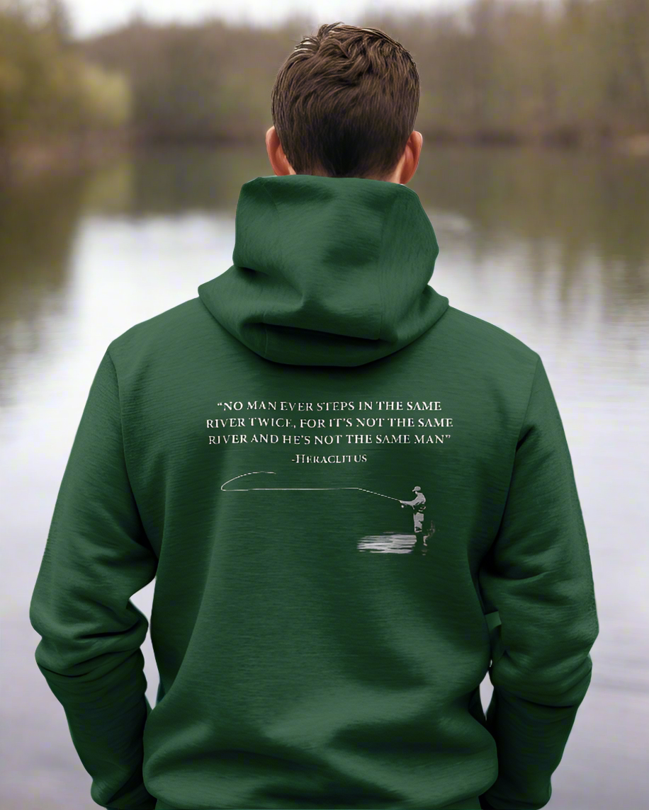 Patriot Anglers Original Heavy Hoodie Green Back