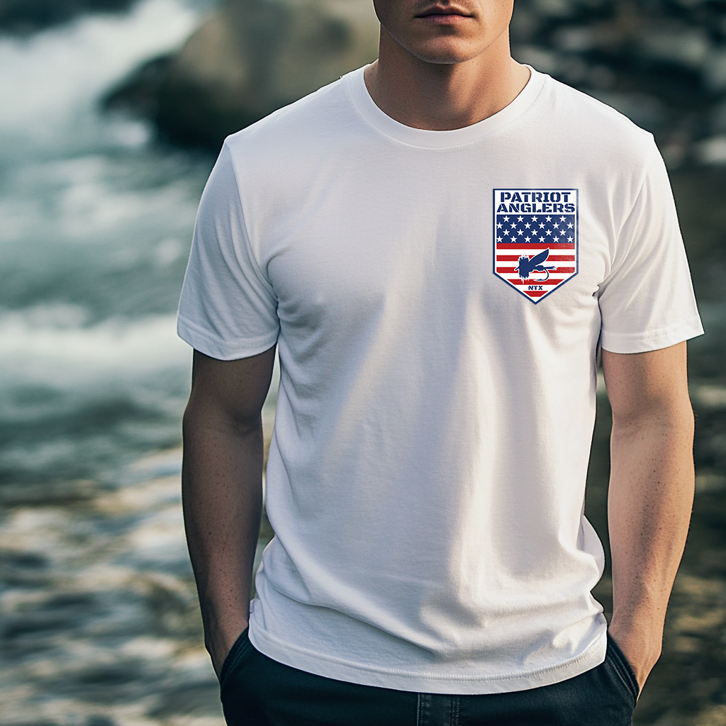 Patriot Anglers The Balance TEE White Front Logo
