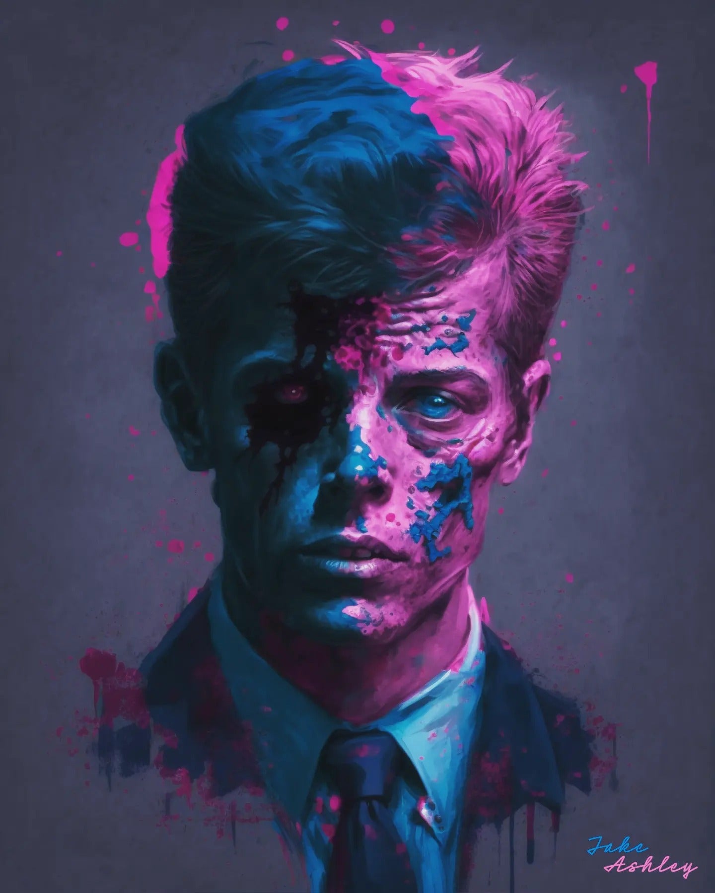 Young JFK Un.Dead Limited Edition Acrylic Print