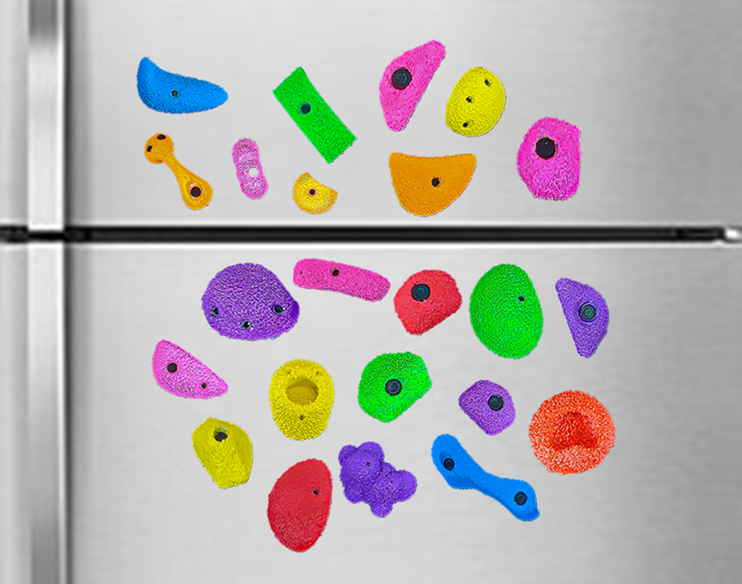 Rock Climbing Hold Fridge Magnets