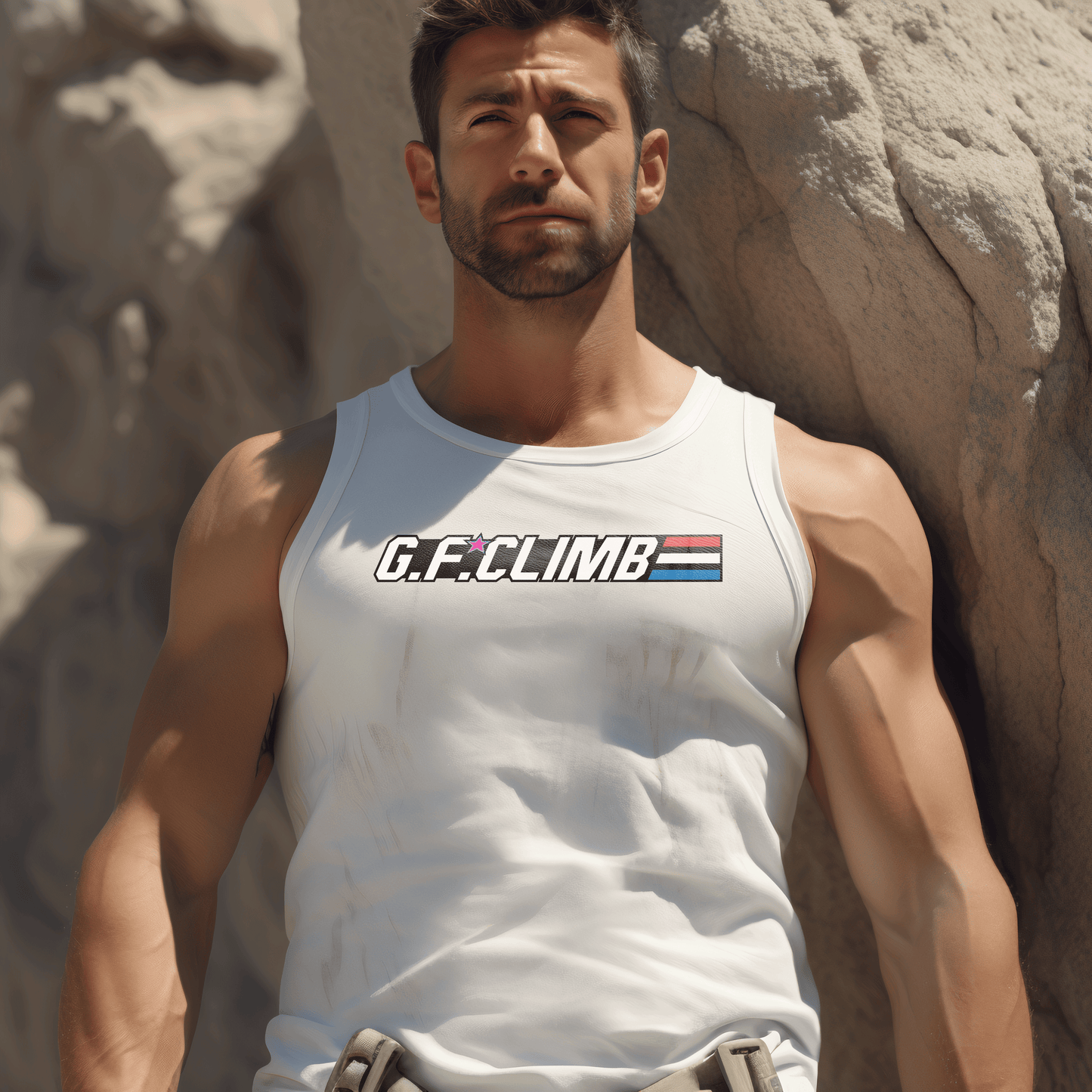 "GF Climb" Performance Climbing Muscle Tank Top