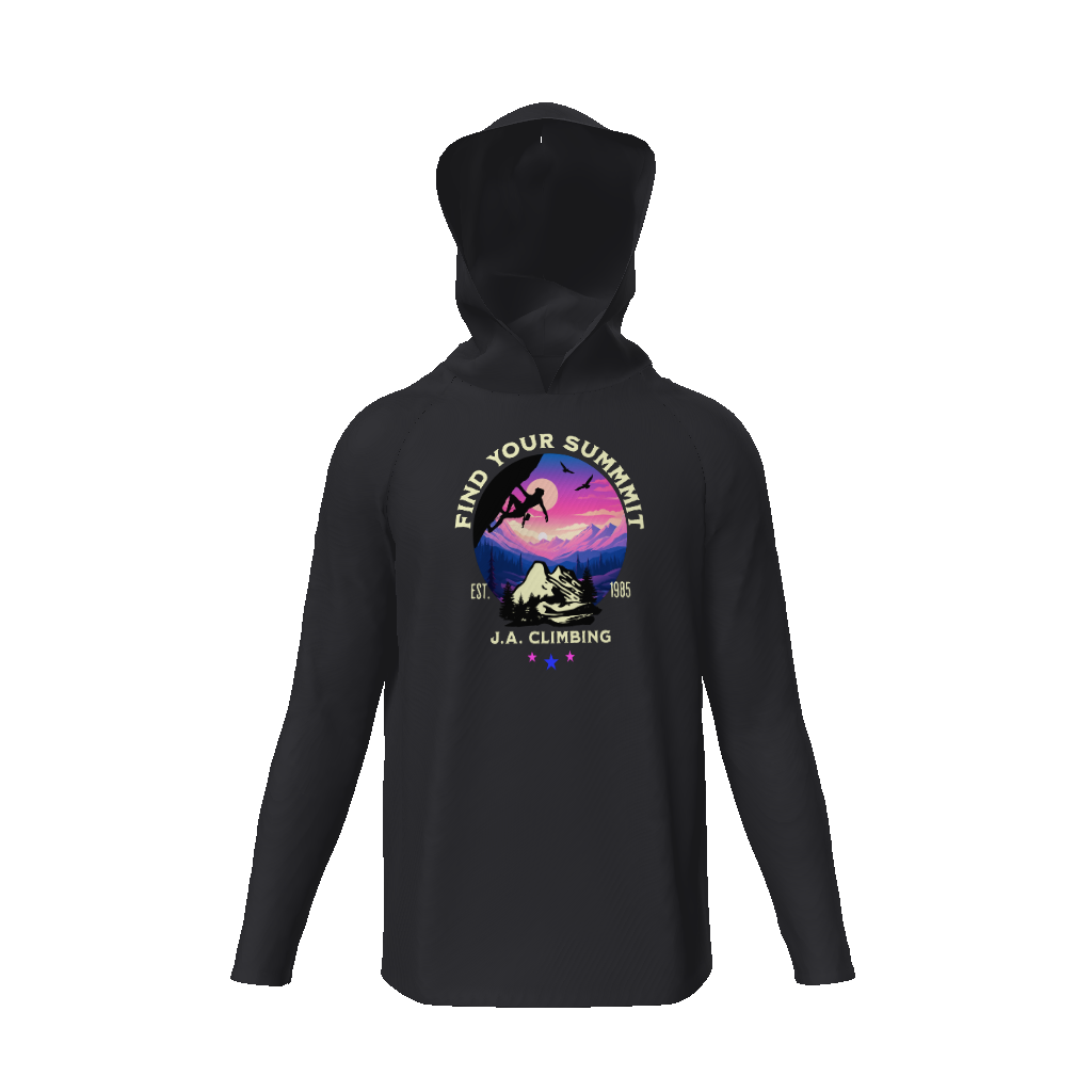 "Find Your Summit" Performance Sun Hoodie