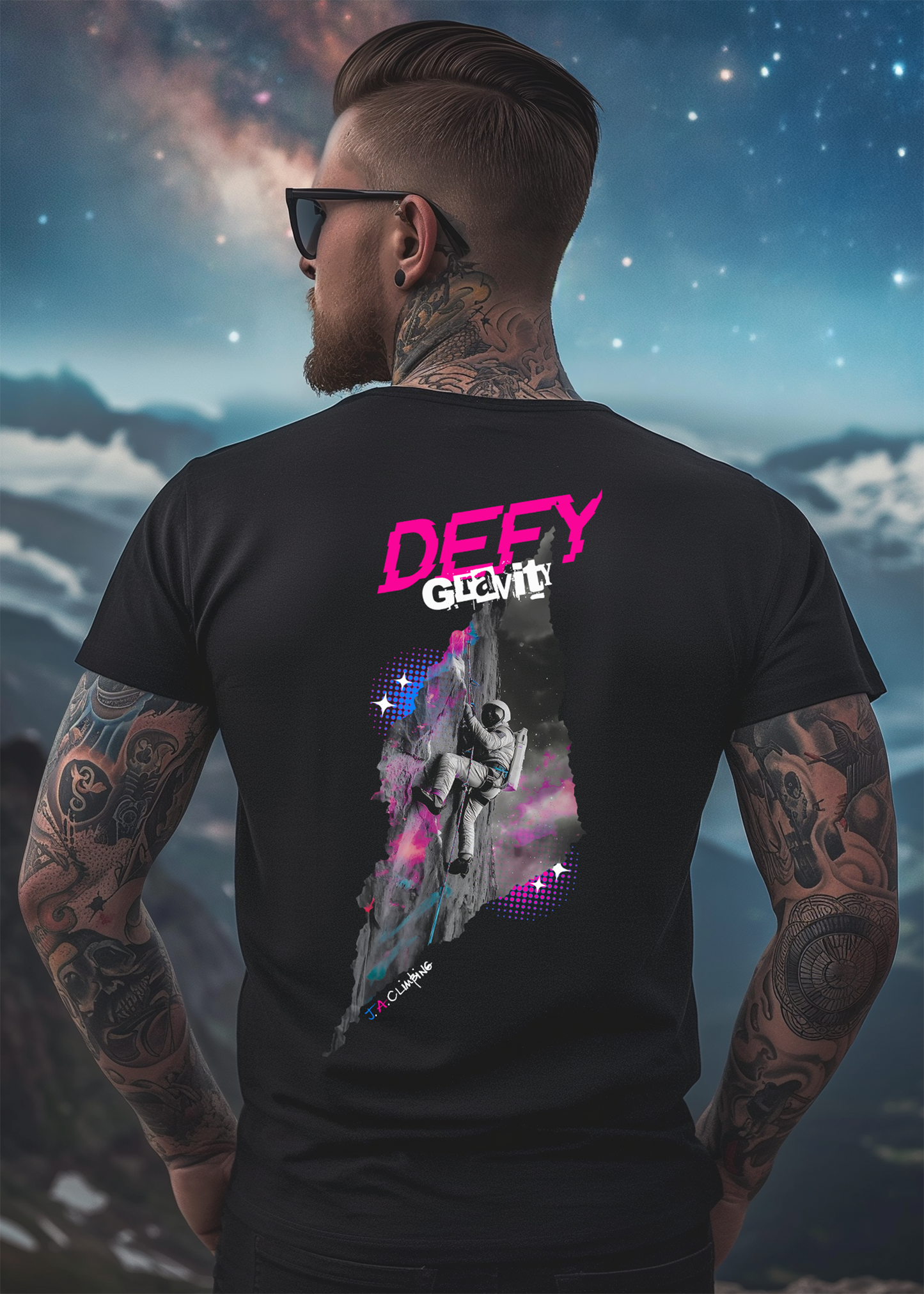 "Defy Gravity" Climbing T-Shirt