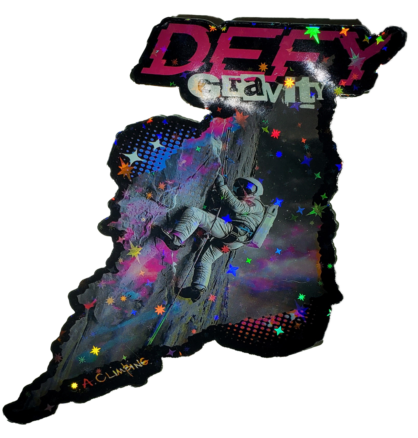 "Defy" Limited Edition Holographic Sticker