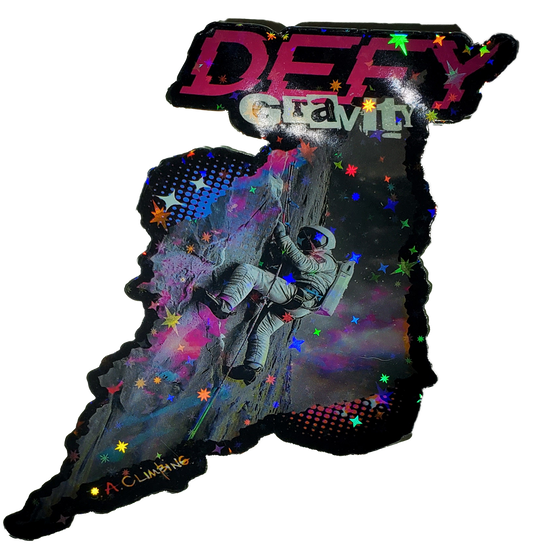 "Defy" Limited Edition Holographic Sticker