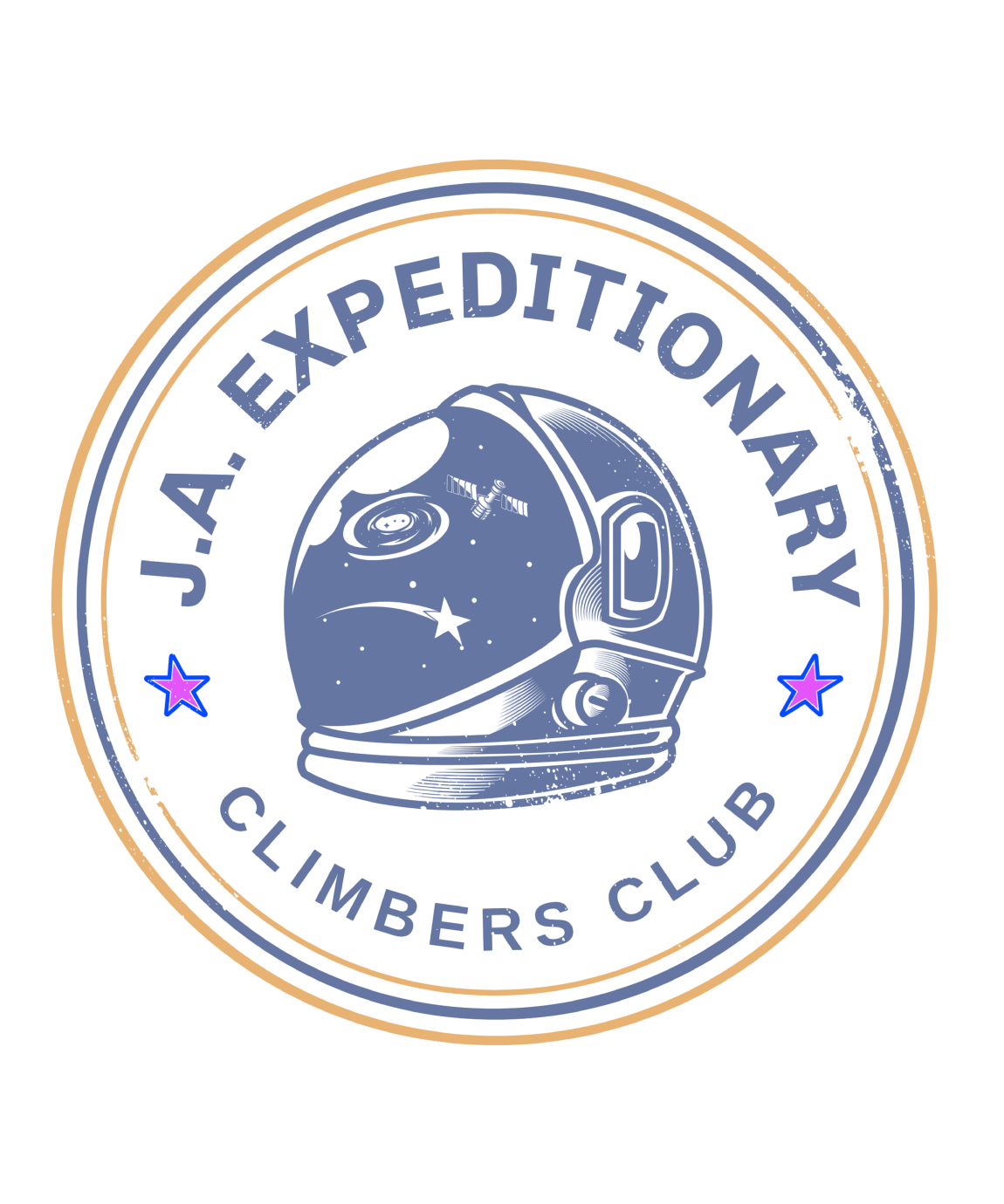 "Expeditionary Space Climbers Club" Sticker by Jake Ashley 