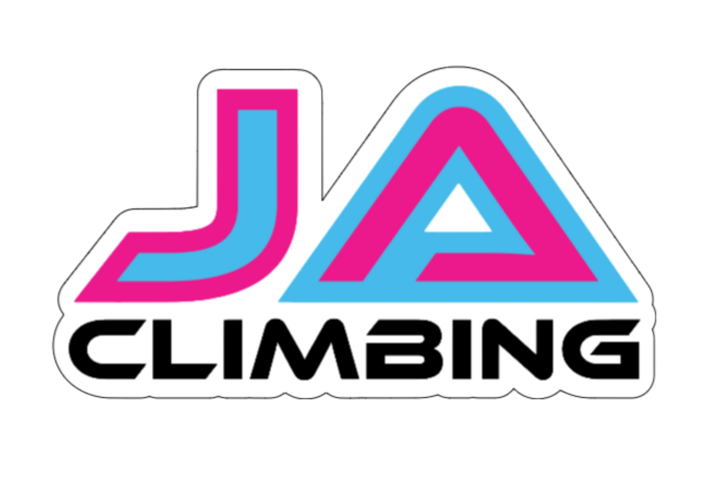 JA Climbing Sticker