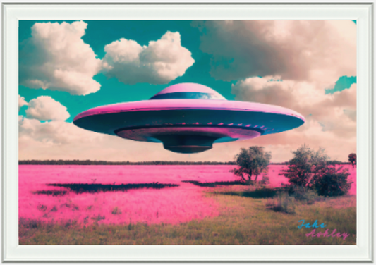 "Flying Saucer" Limited Edition Framed Print