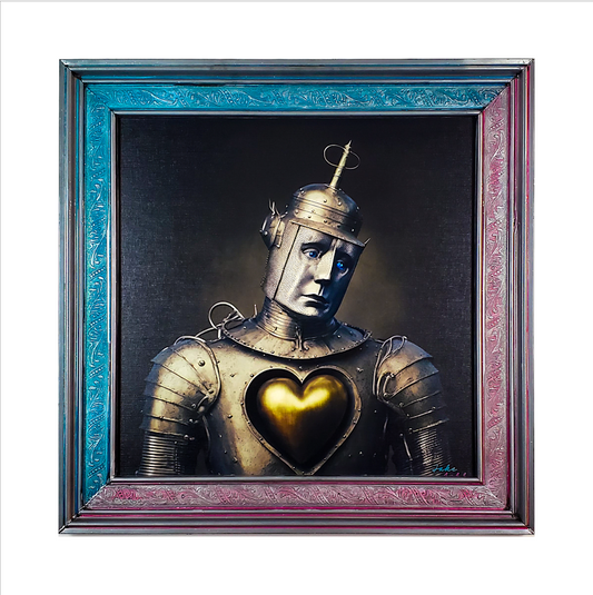 "Tin Man" Original Custom Framed