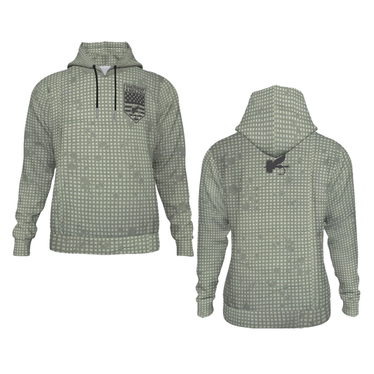 Patriot Anglers Night Fishing DNC Hoodie by Jake Ashley – Desert Night Camo Veteran Support Apparel